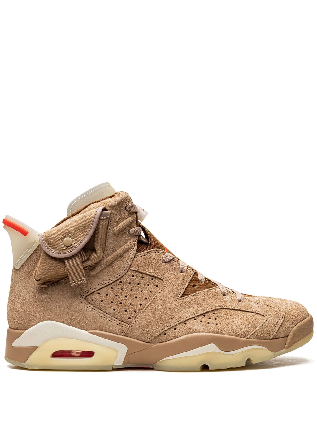Jordan x Travis Scott Air Jordan 6 Retro SP "British Khaki Promo Sample" Sneaker