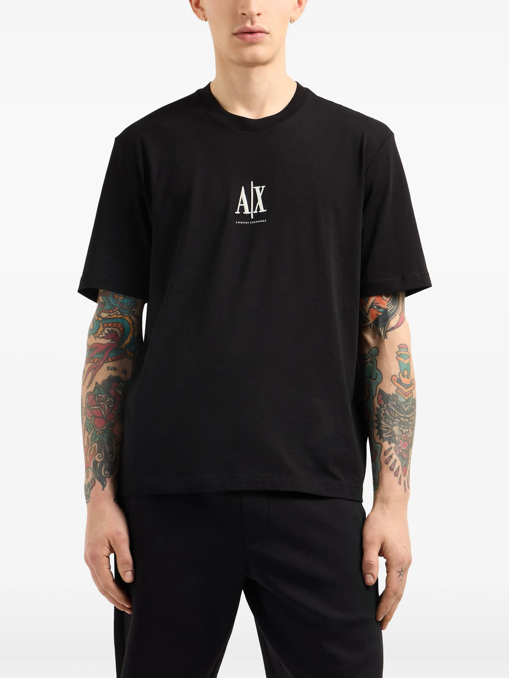 Armani Exchange Regular Logo Printed T-Shirt