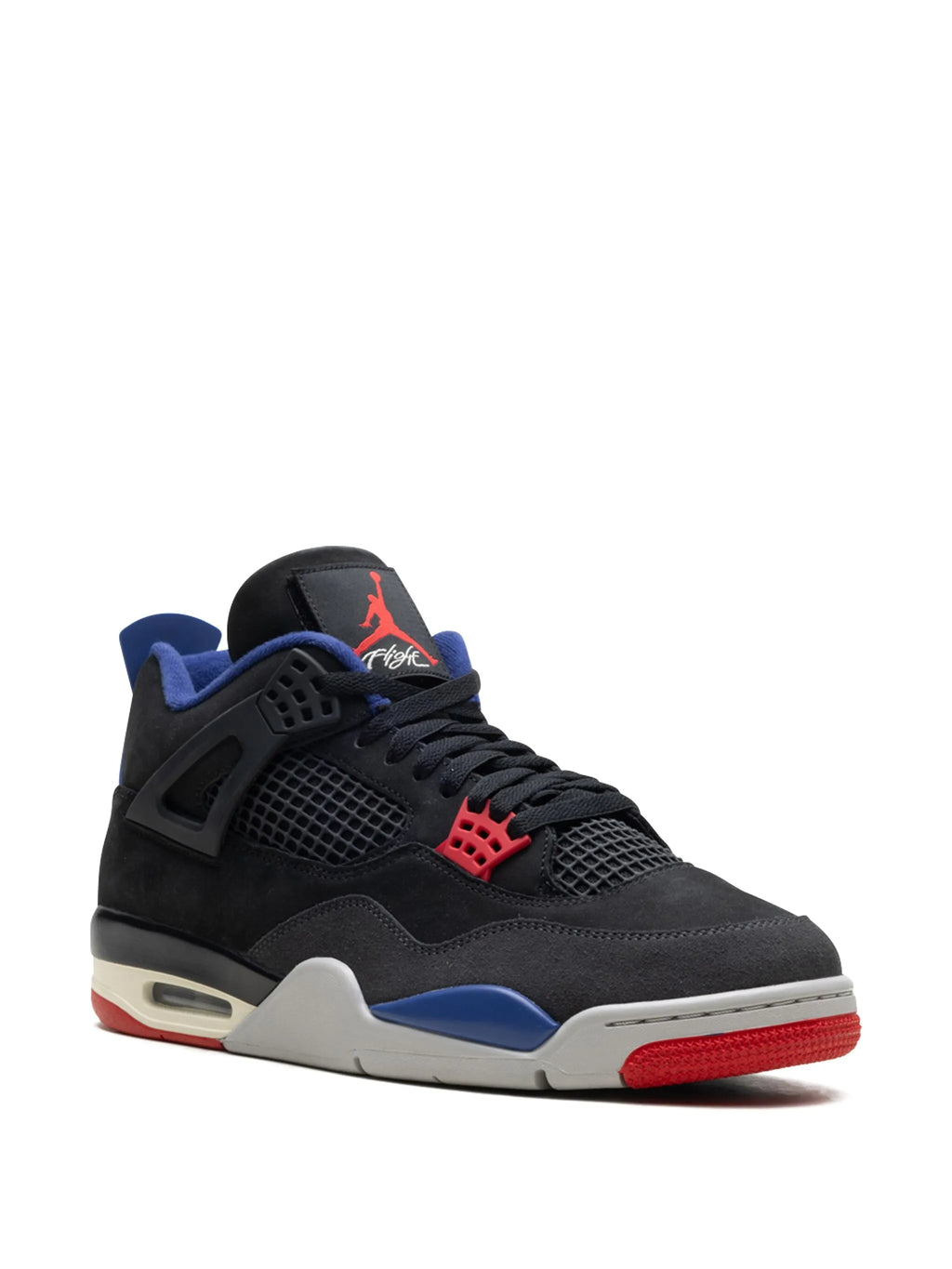 Air Jordan 4 "Rare Air - Black/Fire Red/Deep Royal Blue/Dark Smoke Grey/Tech Grey" Sneaker
