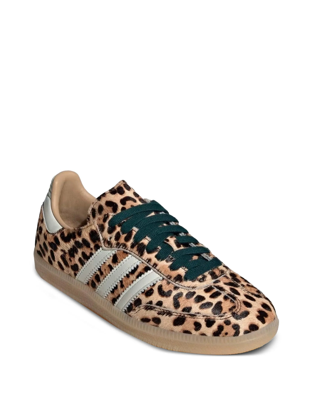 Adidas Samba OG Leopard-Print Three-Stripe Sneaker