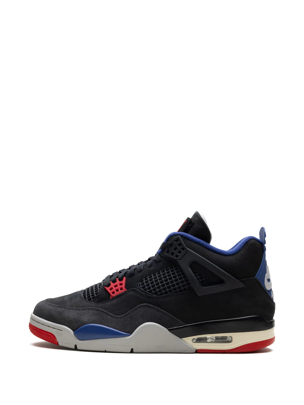Air Jordan 4 "Rare Air - Black/Fire Red/Deep Royal Blue/Dark Smoke Grey/Tech Grey" Sneaker