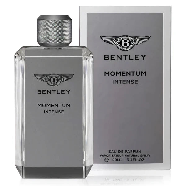 Bentley Momentum Intense Eau de Parfum – Rich Woody Fragrance with Refined Masculine Depth