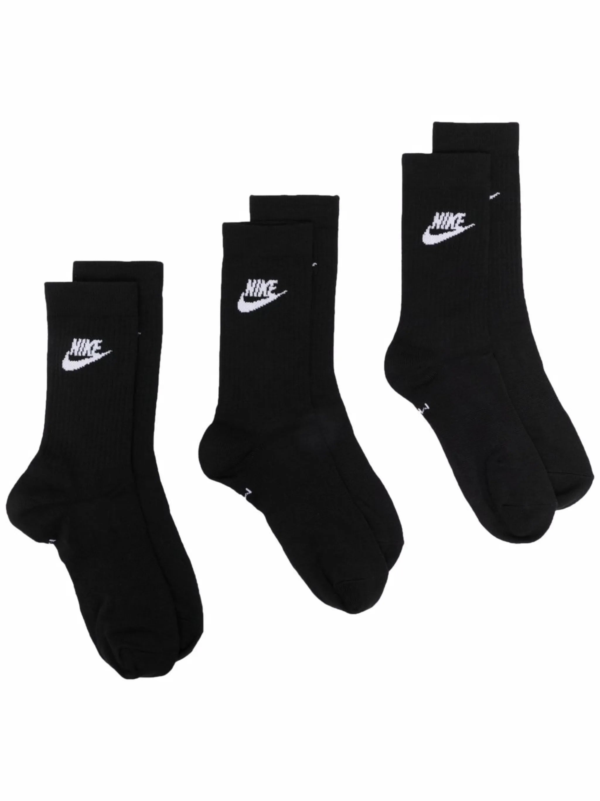 Nike 3 Pack Logo Printed Socks