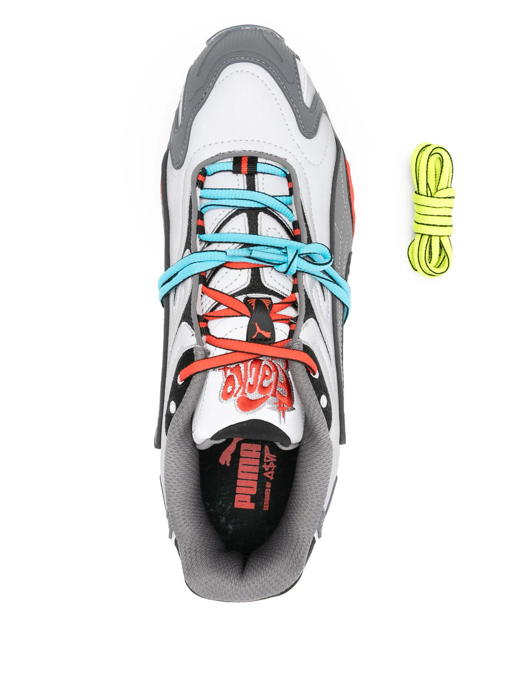 Puma x A$AP Rocky Inhale Flame-Detail Sneakers